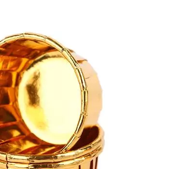 50 шт. мини-кексы из фольги, оберточная бумага для кексов, золотистые, серебряные чашки для выпечки кексов золотой