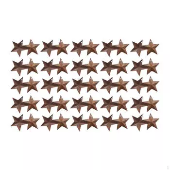 50 шт. Мини-подвески в виде звезд и колокольчиков для домашнего декора и использования в помещении и на улице 3cm Bell