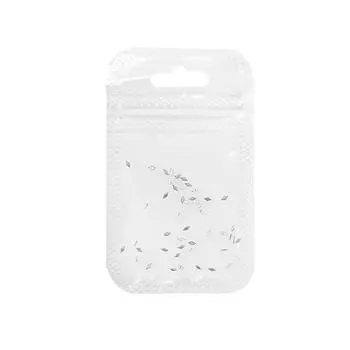 50 шт. мини-размера 3D цирконовые украшения в форме маркизы для дизайна ногтей, подвески из драгоценных камней, аксессуары для украшения ногтей