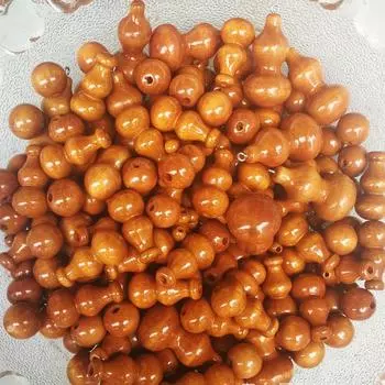 50 шт., мини-тыква из персикового дерева, 15*30 мм, бревенчатая тыква, украшение для дверных занавесок своими руками 50pcs