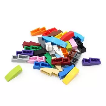 50 шт. MOC Build Assembles 50950 Slope Curved 3x1 Building Blocks Parts DIY Educational Bricks Bulk Model Gift Children Toys