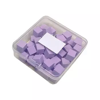 50 шт. Мягкие губки для ногтей для омбре-нейл-арта Губки Аура Ногти Кисть для омбре-маникюра Инструмент для нейл-арта Маникюрные аксессуары 4