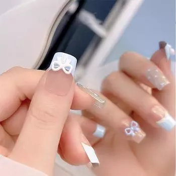 50 шт. мультяшные украшения для ногтей с допамином, конфетные цветные Mii, бабочки, банты, кошки, аксессуары для ногтей, украшения для ногтей своими руками, броня bowknot