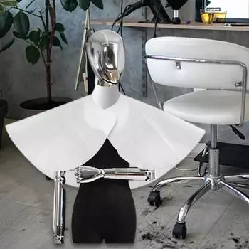 50 шт., накидка для парикмахерской, краска для волос, короткая расческа для стрижки шампуня белый