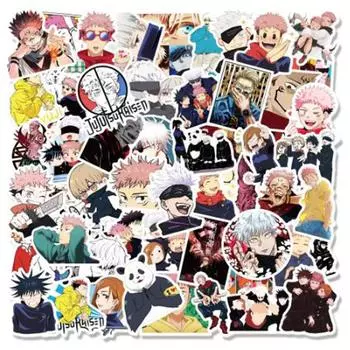 50 шт. наклеек дзюдзюцу кайсэн 10pcs