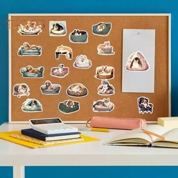 50 шт. наклейка из ПВХ с изображением кота, самоклеящаяся наклейка в стиле граффити, водонепроницаемая наклейка для скрапбукинга, сделай сам, детский телефон, канцелярские принадлежности B