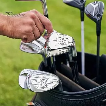 50 шт. наклейки для гольфа с наклейками на клюшки для гольфа с ударом для клюшек из железа и дерева, самообучающее пособие для обучения игре в гольф с ударом по мячу Sets