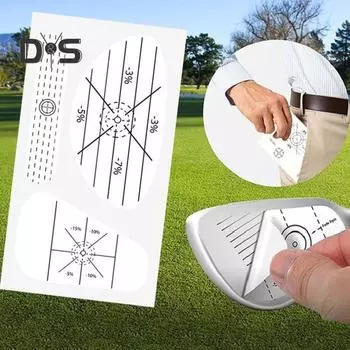 50 шт. наклейки для гольфа с наклейками на клюшки для гольфа с ударом для клюшек из железа и дерева, самообучающее пособие для обучения игре в гольф с ударом по мячу Sets