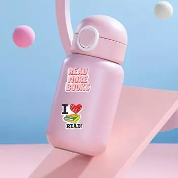 50 шт., наклейки для любителей чтения, богатые различные узоры, без остатков, солнцезащитные, клейкие, невыцветающие, водонепроницаемые, книжные наклейки Mixed Style