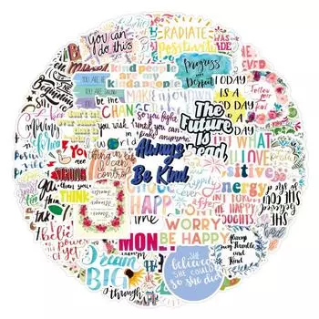 50 шт. Наклейки на чемоданы, водонепроницаемые наклейки, скутер, компьютер, планшет, мультяшное украшение One Size