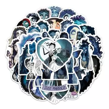 50 шт. Наклейки на чемоданы, водонепроницаемые наклейки, скутер, компьютер, планшет, мультяшное украшение One Size