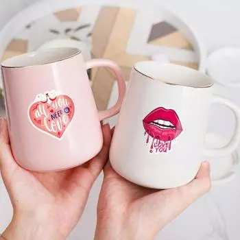 50 шт., наклейки «Я люблю тебя», наклейки для пары, подруги, парня, дня Святого Валентина, бутылки с водой, конверт для гитары, наклейки для скрапбукинга Sets