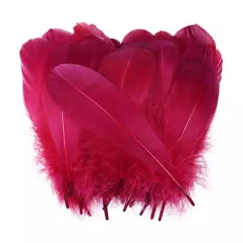 50 шт., натуральные мягкие гусиные перья, поделки, свадебное украшение для дома, изготовление ювелирных изделий своими руками, шлейфы длиной 13-18 см светло-серый