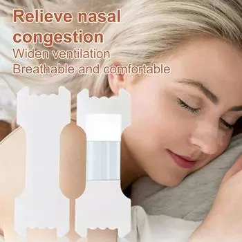 50 шт. носовые полоски эластичная пленка против храпа дышащие облегчение заложенности носа три растягивающиеся полоски расширенные вентиляционные носовые полоски для унисекс
