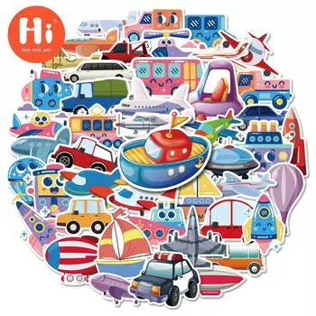 50 шт. новые наклейки, милые наклейки для ноутбука, наклейки для мобильных телефонов