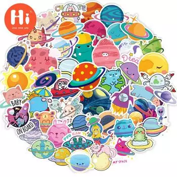 50 шт. новые наклейки, милые наклейки для ноутбука, наклейки для мобильных телефонов