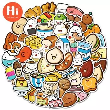 50 шт. новые наклейки, милые наклейки для ноутбука, наклейки для мобильных телефонов