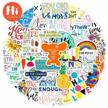 50 шт. новые наклейки, милые наклейки для ноутбука, наклейки для мобильных телефонов