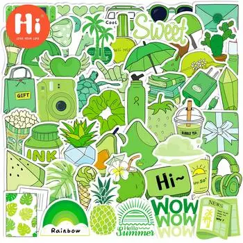 50 шт. новые наклейки, милые наклейки для ноутбука, наклейки для мобильных телефонов