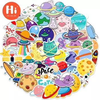 50 шт. новые наклейки, милые наклейки для ноутбука, наклейки для мобильных телефонов