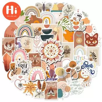 50 шт. новые наклейки, милые наклейки для ноутбука, наклейки для мобильных телефонов