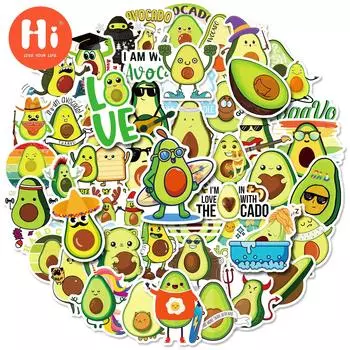 50 шт. новые наклейки, милые наклейки для ноутбука, наклейки для мобильных телефонов