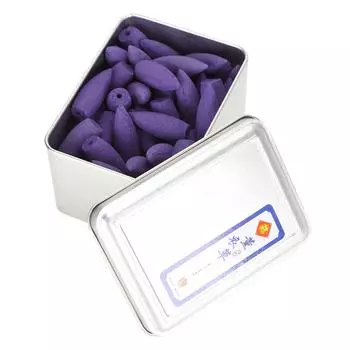 50 шт. обратный поток благовоний конусы водопад натуральные ароматы ароматизатор очистка воздуха с железом