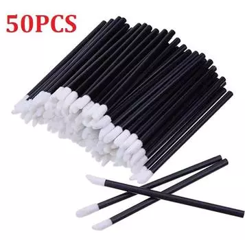 50 шт. одноразовая кисточка для губ, помада, блеск для губ, аппликаторы, косметические аксессуары, профессиональный макияж, косметические инструменты, кисточка для наращивания ресниц