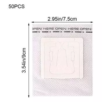 50 шт. одноразовые фильтр-мешки для капельных кофейных чашек, офисные дорожные фильтры для кофе и чая, бумажные фильтры для кофе белый