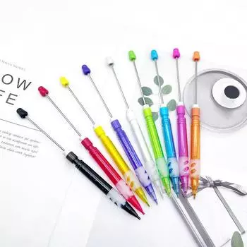 50 шт. оптовые DIY студенческие бисерные карандаши без заточки карандаши 0,5 непроливающиеся автоматические милые школьные офисные подарки