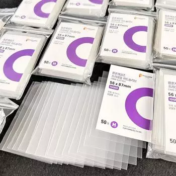 50 шт. Оригинальные корейские чехлы для карточек Photcards Clear Protector Kpop Shield Board Games Tarot Cards Photocard Protector Film