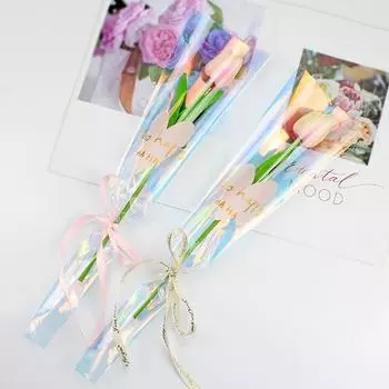 50 шт./пакет, красочная упаковочная сумка, упаковочный пакет для фотореквизита, пластиковые пакеты, прозрачная упаковочная сумка, упаковочный материал 45x12 см 50pcs