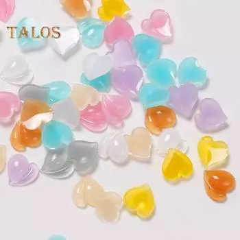 50 шт./пакет, очаровательное украшение для дизайна ногтей, не выцветает, «сделай сам», долговечное экологически чистое украшение для ногтей, красота, маникюр, украшение для маникюрного салона