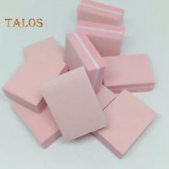 50 шт./пакет пилочка для ногтей мини-многофункциональная губка маникюрные инструменты буферные блоки для ногтей розовый
