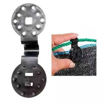 50 шт./пакет Пластиковые зажимы для тента, наружная сетка для теней, зажим для кемпинга, садовый инструмент, садовые постройки, зажим для крепления сетки для забора, крючок для тента 50pcs