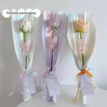 50 шт./пакет упаковочный мешок DIY упаковочный прозрачный упаковочный мешок пластиковые пакеты 45x12 см 50pcs