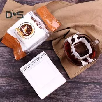 50 шт./пакет, утолщенный материал, мешок для кофейного порошка, герметичный, полезный, для кофейного порошка, ушной фильтр, инструменты