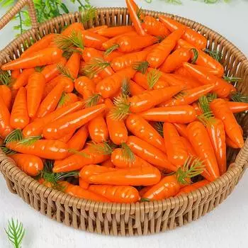 50 шт. пасхальная имитация мини-морковки из пенопласта имитация овощной моркови детский пасхальный подарок домашний декор аксессуары для кукольного дома