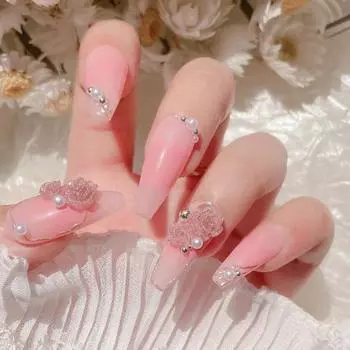 50 шт., паста с камелиями для ногтей, легко сделай сам, смола, стильный 3D маникюр, ремесленные украшения для маникюрши