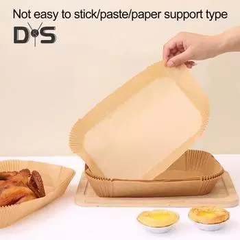 50 шт пергаментная бумага большой емкости, устойчивая к высоким температурам, полезная пергаментная бумага для гриля для кухни хаки