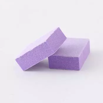 50 шт пилочка для ногтей мини многофункциональные EVA маникюрные инструменты буферные блоки фиолетовый