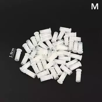 50 шт. пищащая игрушка для собак свисток пластиковая игрушка пищалки для собак и кошек замена детской игрушки шумелка вставка замена игрушки своими руками 0.8*1.9cm