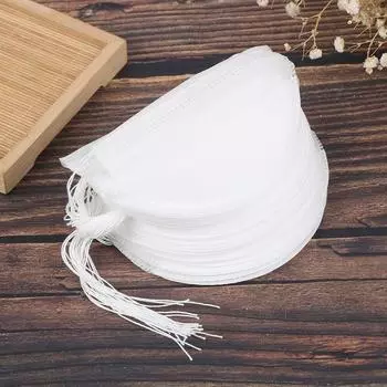 50 шт. пищевые пустые чайные пакетики для заваривания с завязкой Heal Seal фильтр чайные пакетики