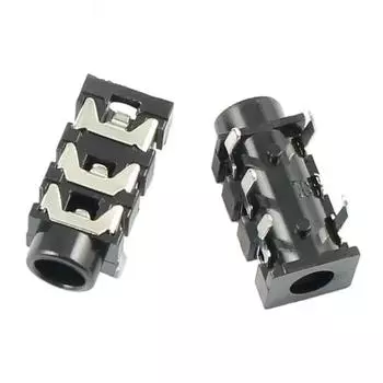 50 шт. PJ313 PJ-313 3,5 мм женский аудиоразъем DIP 5-контактный 5P стереоразъем для наушников