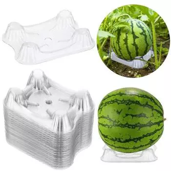 50 шт. пластиковая подставка для дыни, садовая подставка для арбуза, вмещает до 20 фунтов, растение, тыква, тыква, фрукты, защита для сада чистый