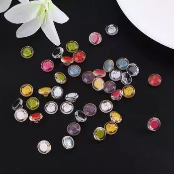 50 шт. Пластиковые безопасные кнопки для глаз, пришитые к кукле-медведю, плюшевые игрушки для животных, ручное шитье своими руками