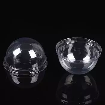 50 шт. Пластиковые бумажные стаканчики для кексов, прозрачная крышка, колпачок для верхнего калибра 5/5,8/6,8 см, формочки для выпечки, украшения для торта