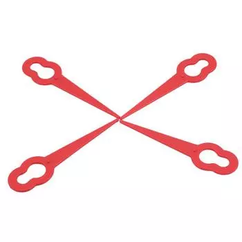 50 шт. Пластиковые лезвия для триммера для садовой газонокосилки, сменные лезвия для резки травы, садовые инструменты красный