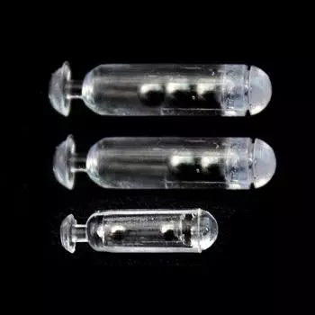 50 шт., пластиковые погремушки для рыбалки, звуковые погремушки, приманки для морской рыбалки, строительный материал SML #1 чистый