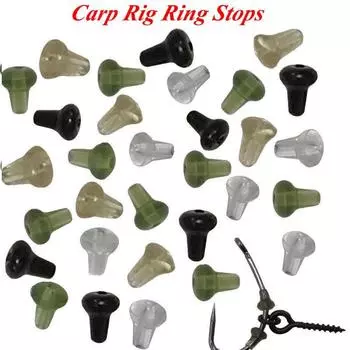 50 шт. пластиковые рыболовные снасти для ловли карпа, приманка, стоп-рыболовные бойлы, плавающая приманка, удерживающая пробку transparent